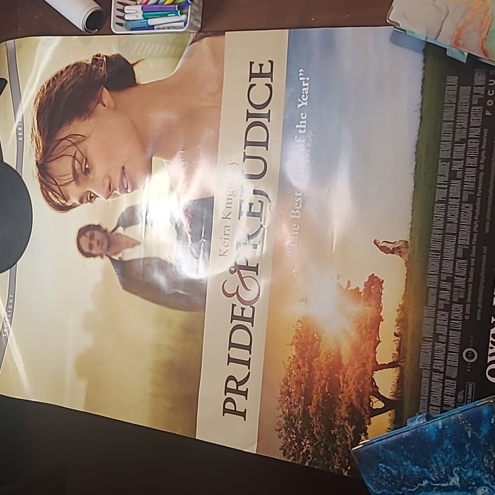 Pride & Prejudice 2005 Movie DVD poster